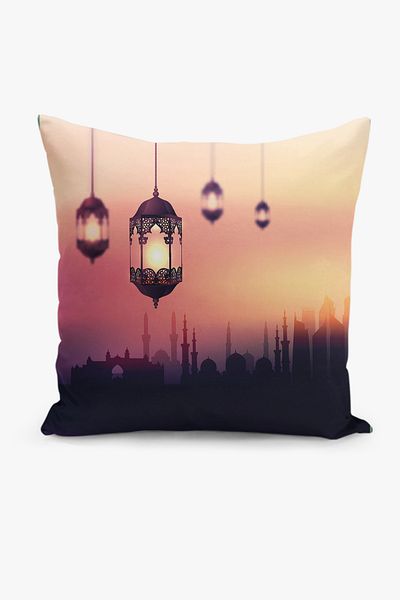 Filamente Set de huse de pernă cu model special Ramadan din 4 piese - imprimate digital pe două fețe