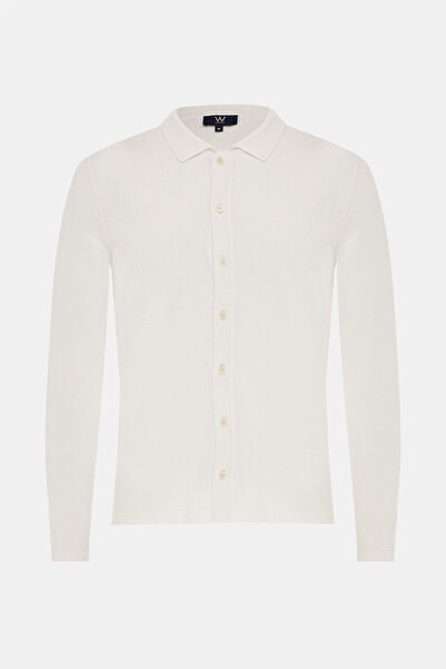 W Collection Ekru Buttoned Jacket