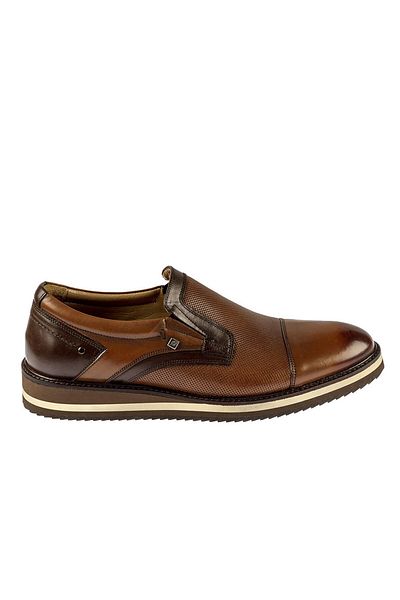 Fosco Tan Genuine Leather Men's Casual Shoes - 9587 45 42
