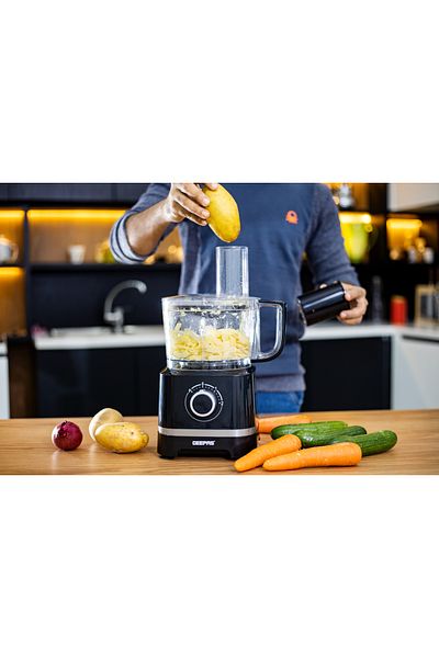 Geepas 10 IN 1 Food Processor, Transparent Jars for Blending, Slicing, Shredding, Cutting, Choppingetc