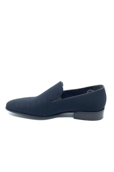 Fosco Black Satin Classic Men's Shoes 1012 505 430