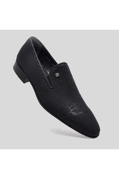 Fosco Pantofi pentru bărbați negru satinat - 8585 2 503 46
