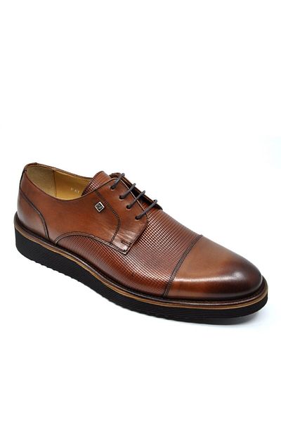 Fosco Genuine Leather Tan Men's Classic Shoes 2918 45
