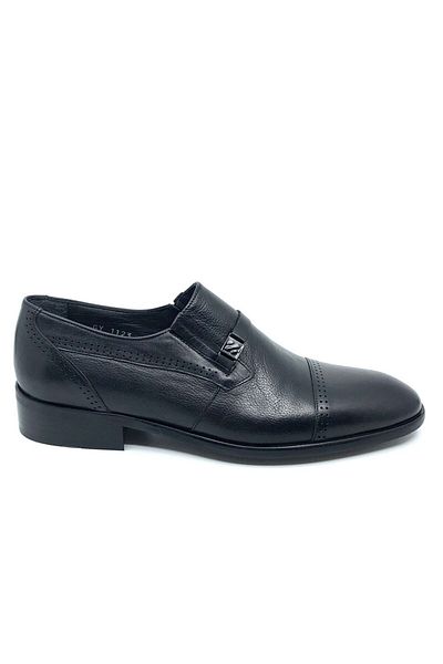 Fosco Genuine Leather Black Men's Shoes - 1123 114 903