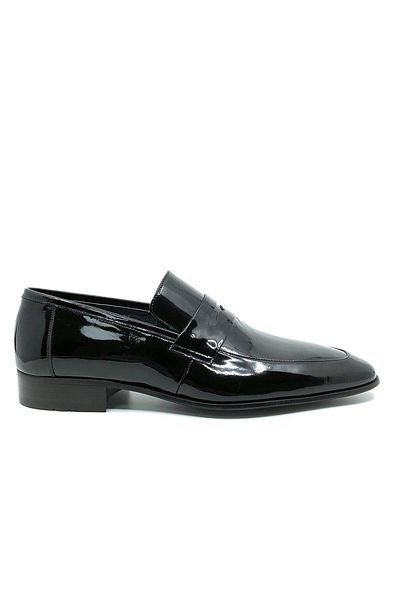 Fosco Black Genuine Leather Classic Men's Shoes 2061 430 843