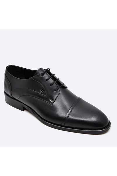 Fosco Genuine Leather Black Men's Classic Shoes 9819 100