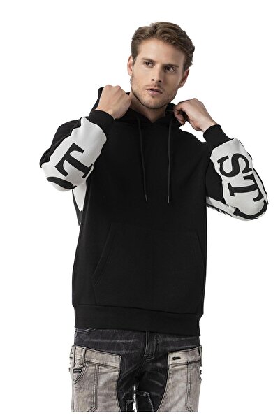 Cipo & Baxx CL578 Εικονική Statement Μπλούζα με μανίκια για άνδρες