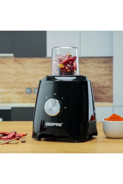 Geepas 3-in-1 Super Blender,2 Speed and Pulse Function, 1.5L & 500ml, Blender for Smoothie, Milkshake