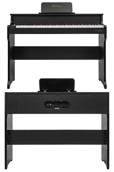 Midex CP-610BK Çocuk Piyanosu 8-14 Yaş 61 Tuşlu Bluetooth'lu Tuş Hassasiyetli