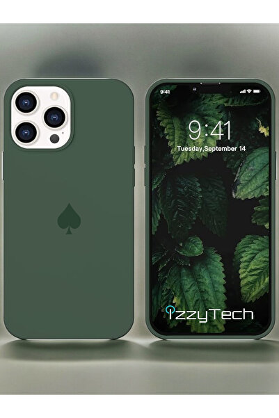 izzytech حافظة هاتف آيفون 12 بروماكس من السيليكون السائل غطاء مطاطي ناعم مضاد...