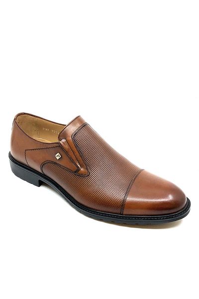 Fosco Men's Casual Genuine Leather Shoes - Tan 9552 45