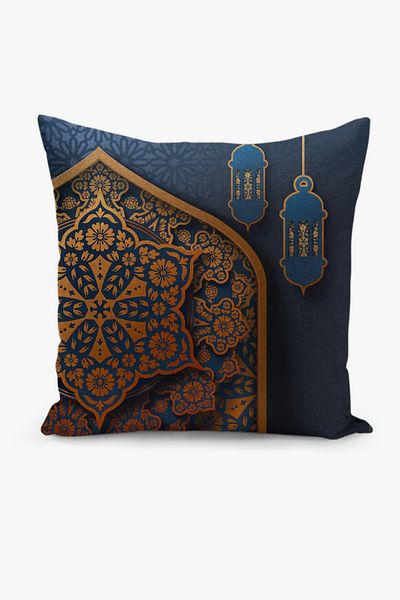 Filamente Set de huse de pernă cu model special Ramadan din 4 piese - imprimate digital pe două fețe