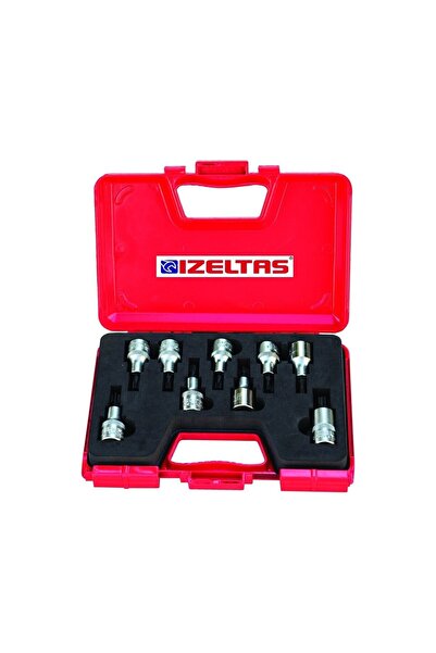 İzeltaş İzeltaş 1/2'' Lokmalı Tork Uç Takımı 60mm - 9 Parça-1113006009