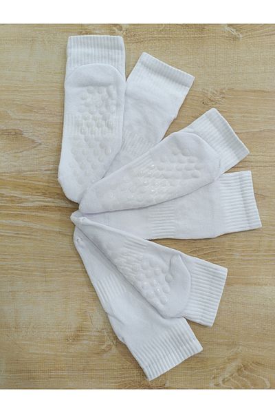 germano Sneakers - 100% Cotton, Non-Slip Sole, 3 Pairs One Size, 38-43