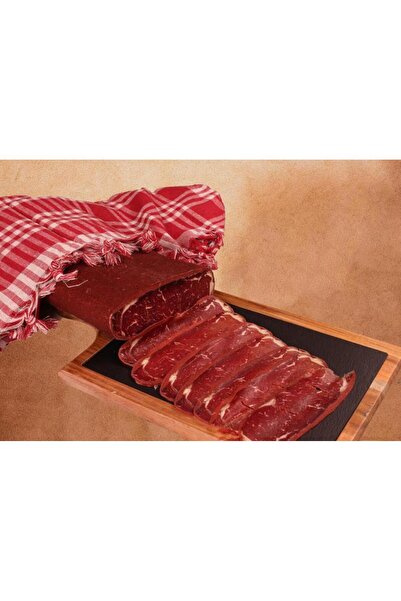 Molu Ete Atılan İmza Coğrafi İşaretli Kayseri Sırt Pastırma Yağsız (Çemenli) 250 Gr