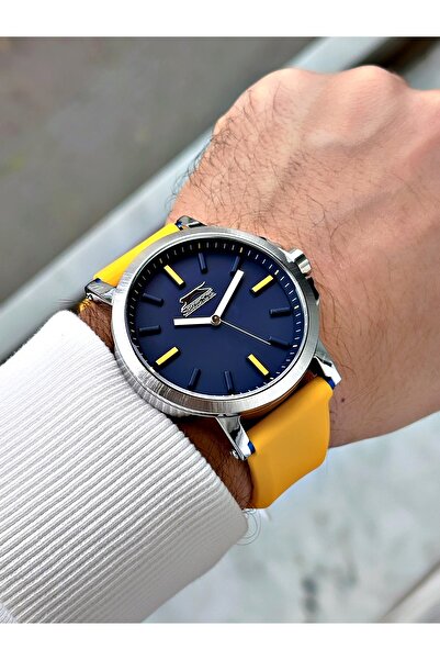 Slazenger Orijinal 5 Atm Su Geçirmez Silikon Kordon Erkek Kol Saati 2220