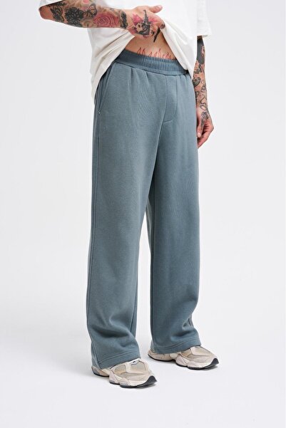 Machinist Pantaloni de sport largi, supradimensionați, albaștri pentru bărbați