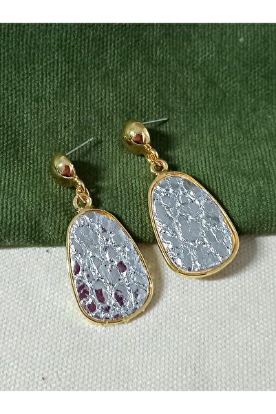 mos&more Gümüş Leoapar Sallantılı Şık Abiye Günlük Küpe