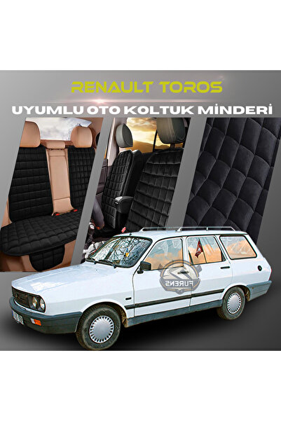 STS Oto Aksesuar مجموعة وسائد مقعد السيارة المتوافقة مع توروس باللون الأسود م...