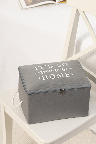 REKHOME 4-Piece Gray under Base Sweater Pique Blanket Clothes Outfit Storage