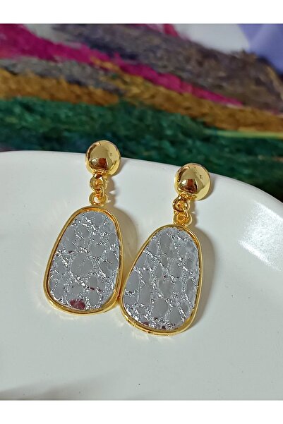 mos&more Gümüş Leoapar Sallantılı Şık Abiye Günlük Küpe