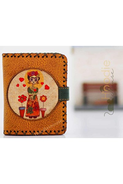 HOODİEMOUSE Mexican F. Kahlo Figürlü Küçük Cüzdan Etnik Bohem Retro Style - H...