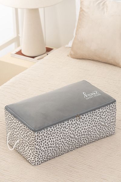 REKHOME 3-Piece Home Sweet Home Printed Gray under Base Sweater Pique Blanket Clothes Outfit Cover / 52X28X21