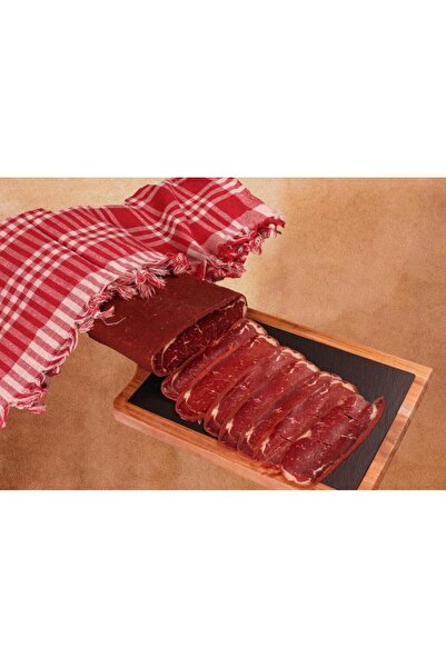 Molu Ete Atılan İmza Coğrafi İşaretli Kayseri Sırt Pastırma Yağsız (Çemenli) 250 Gr