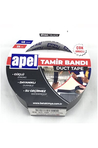 APEL Çok Amaçlı Tamir Bandı Siyah 48mmx25m
