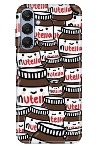 senada حافظة لهاتف سامسونج جالاكسي A26 من السيليكون TPU مطبوع عليها Love Nutella