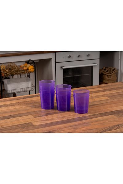 SUPERPUP 10Pcs 380 Cc Lila Picnic & Camping Cup - Unbreakable & Round Bowl, Dessert & Spicy Pp 5