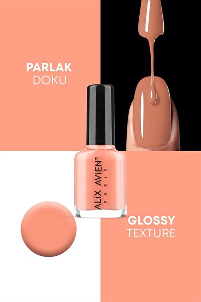 Alix Avien Oje 48 - Yüksek Pigmentli Uzun Süreli Kalıcılık Hızlı Kuruma - Nail Lacquer 48