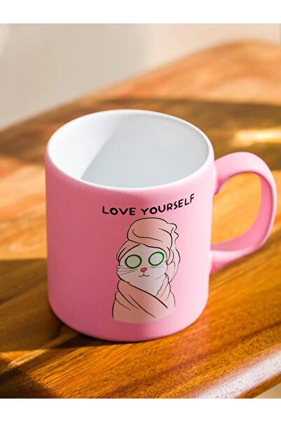 LC Waikiki LCW Karışık Baskılı Seramik Kupa 320 Ml