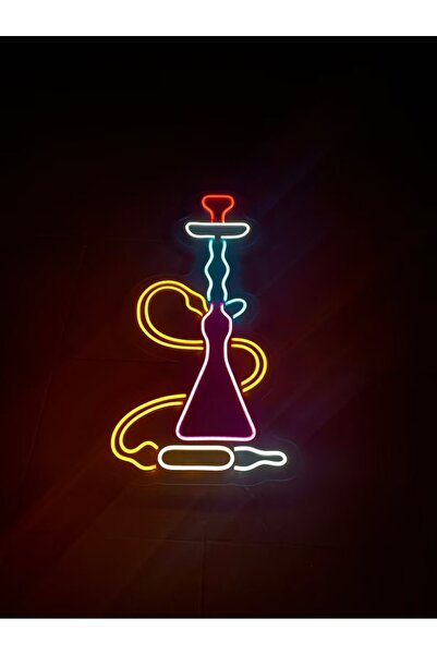 Disa Neon LED Dekoratif Aydınlatma -Nargile, 40x20cm-