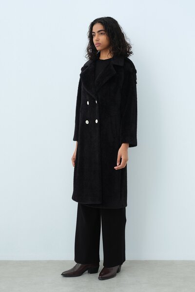 Nihan Kruvaze Angora Kaban Siyah