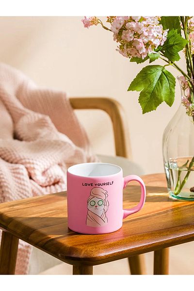 LC Waikiki Lcw Mixed Printed Ceramic Mug 320 ml