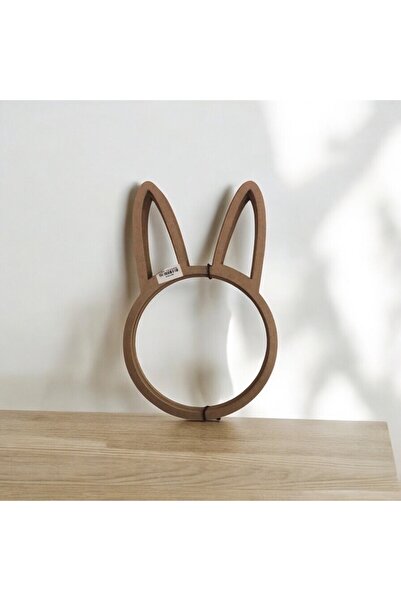 Yumuşakkeçe 30*37 cm Tavşan Figürlü Ahşap Kasnak - El İşi ve Dekoratif Kullan...