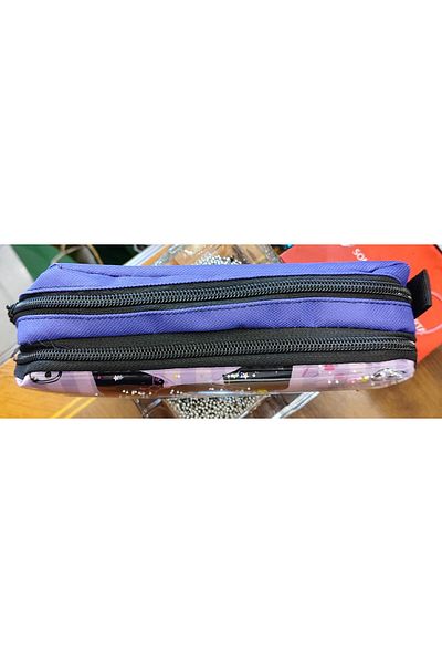 bundle island Children's Pencil Case with Kuromi Figures and Sequins - Two Sections Ad862