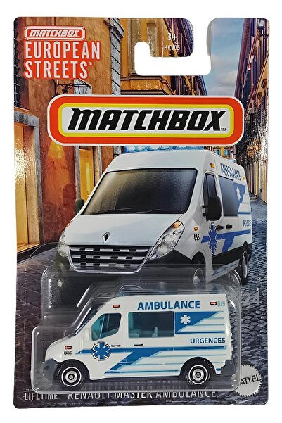 Matchbox European Streets Renault Master Ambulance HVV43