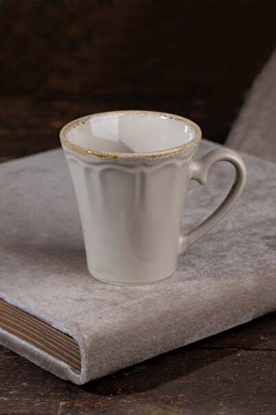 Countra Ceramic Custom Coffee Foam Pattern Vintage Mug - Tea Cup 10Cmlength9Cmağız