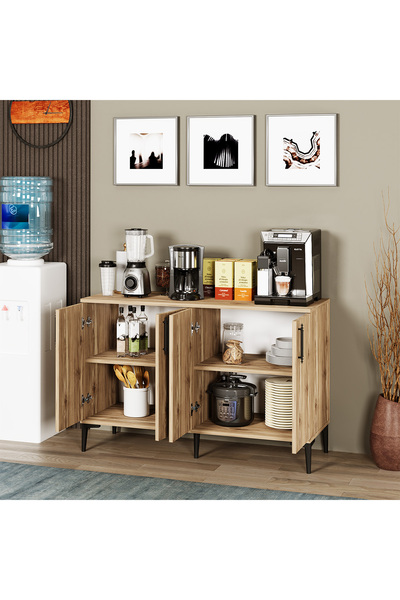 Kalender Dekor Alanur Çok Amaçlı Dolap Mutfak Dolabı Konsol Kahve Köşesi
