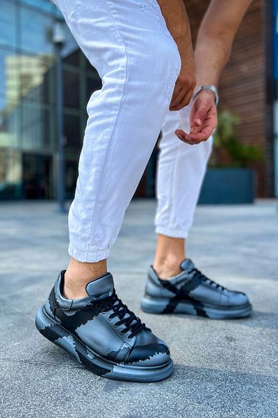 Chekich Ch254 Cst Pittura Men's Shoes 551 Gray Black X