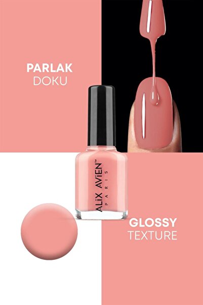 Alix Avien Yavruağzı Oje 10 - Yüksek Pigmentli Uzun Süreli Kalıcılık Hızlı Kuruma - Nail Lacquer 10