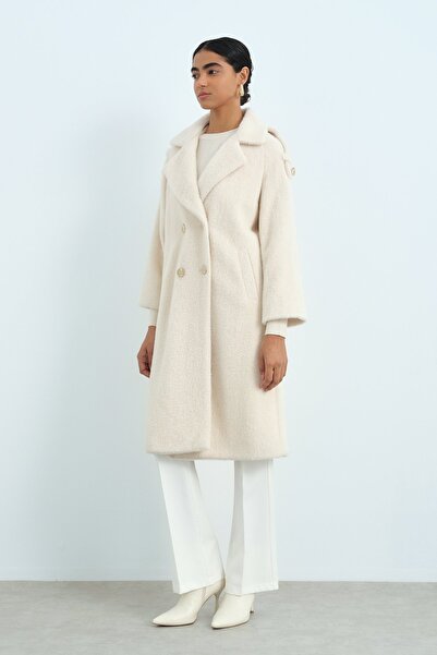 Nihan Kruvaze Angora Kaban Bej