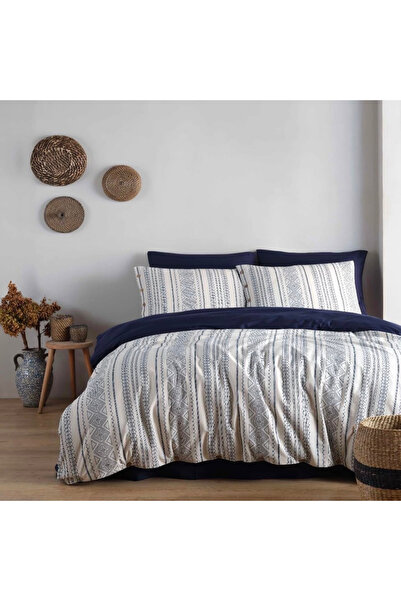 %100 Pamuk Çift Kişilik Saten Nevresim Takımı, Jakarlı Saten Nevresim 200x220 cm