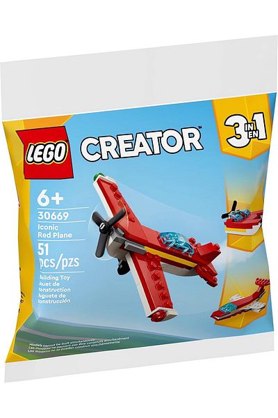 LEGO Creator 3 in 1 - Iconic Red Airplane 30669