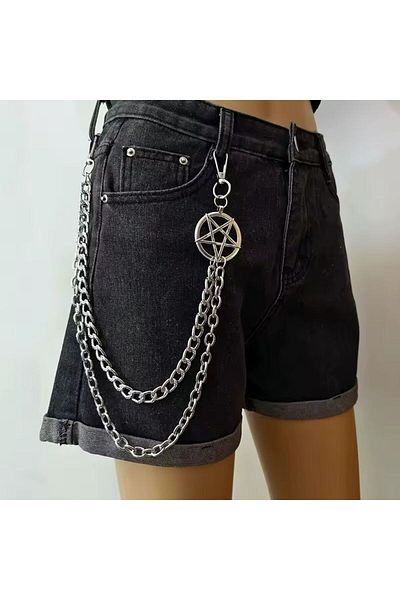oldskoolbutik Lanț de pantaloni Pentagram