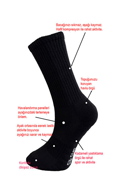 FASİON مجموعة Silk Step Fit Line مكونة من 4 جوارب رياضية ورجالية باللون الأسو...