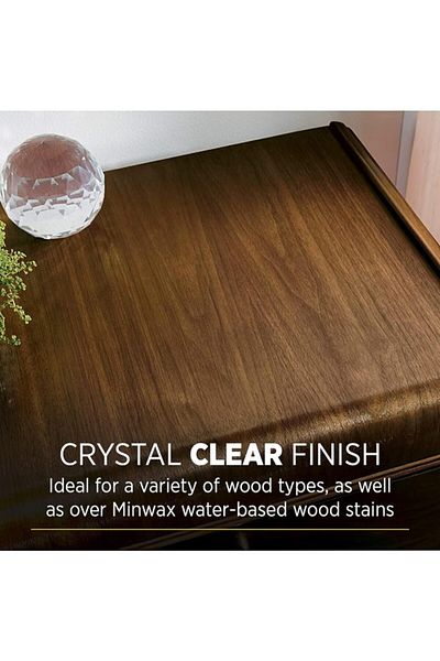 Minwax Polycrylic Ultra Fast Drying Protective Wood Finish 0.5pt