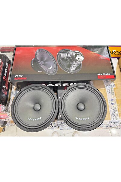 Massive Ms-m82fx 20 Cm Oto Midrange Hoparlör Deprem Serisi Çifti 800w-300w Rms Aksar